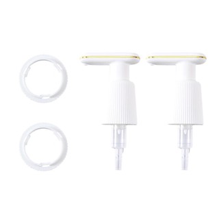 2pcs Plastic Ketchup Liquid Bathroom Kitchen Bottle Oyster Sauce Dispense Shampoo Conditioner White Head Syrup Pump