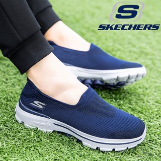 Skechers_ GOWALK ArchFit รองเท้าผ้าใบลําลอง ข้อสั้น ผ้าตาข่าย ระบายอากาศ เหมาะกับการวิ่ง แฟชั่นสําหรับผู้ชาย และผู้หญิง