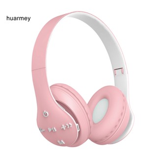 Huarmey ST93 ชุดหูฟังบลูทูธไร้สาย ABS รองรับการ์ด TF แบบพกพา 51 สีมาการอง สําหรับเล่นกีฬา