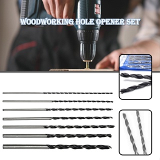 New 7pcs Extra Long Wood Drill Bit Set 12" Woodworking Tool 4 5 6 7 8 10 12mm