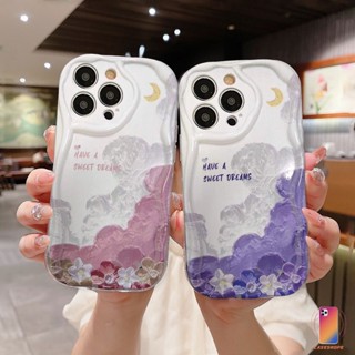 เคสโทรศัพท์มือถือแบบนิ่ม ขอบโค้ง ลายภาพวาดสีน้ํามัน รูปดอกไม้ 3D สีวาว สําหรับ VIVO Y15S Y22 Y22S Y35 Y15C Y91C Y21 2021 Y16 Y56 Y02A Y21A Y21T