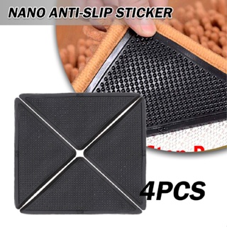 New 4pcs Rug Gripper Anti Slip Tape Carpet Mat Grip Wooden Floor Rug Underlay