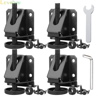 ⭐READY STOCK ⭐4Pcs Adjustable Furniture Leg Leveler Heavy Duty Cabinet Leveling Feet Lock