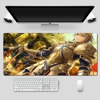 แผ่นรองเมาส์เล่นเกม ขนาดใหญ่ ลายการ์ตูนอนิเมะ Fate Grand Order Speed