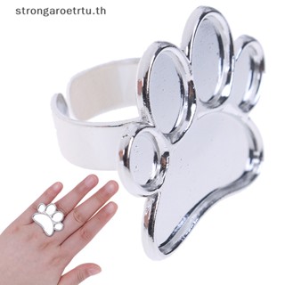 Strongaroetrtu แหวนโลหะ พาเลทสีทาเล็บ สําหรับตกแต่งเล็บ