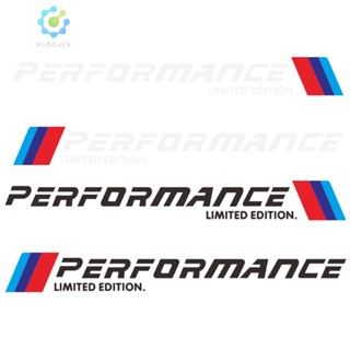 สติกเกอร์สะท้อนแสง M Performance Limited Edition สําหรับติดตกแต่งประตูรถยนต์ 2 ชิ้น [Hidduck.th]