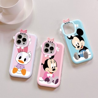 เคสป้องกันโทรศัพท์มือถือ TPU แบบนิ่ม ลายการ์ตูนมิกกี้ มินนี่ เมาส์ สําหรับ Vivo Y02a Y02s Y11 Y11s Y12 Y12s Y12a Y15 Y15a Y15c