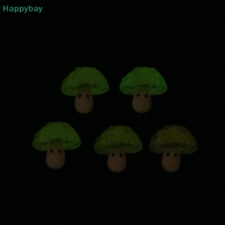 &lt;Happybay&gt; โบว์เรซิ่น รูปการ์ตูนเห็ดจําลอง แฮนด์เมด DIY สําหรับตกแต่งผมเด็ก 5 ชิ้น