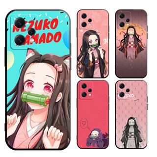 Realme C55 C35 C33 C21 C30 C21Y C25Y C21 C20 C15 C12 C11 เคสโทรศัพท์มือถือแบบนิ่ม ลายดาบพิฆาตอสูร Nezuko สําหรับ