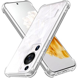 Clear Airbags Anti-Fall Protective Case For Huawei P60 Pro 6.67" MNA-AL00 MNA LNA-AL00 LX9 TPU Soft Shockproof Cover