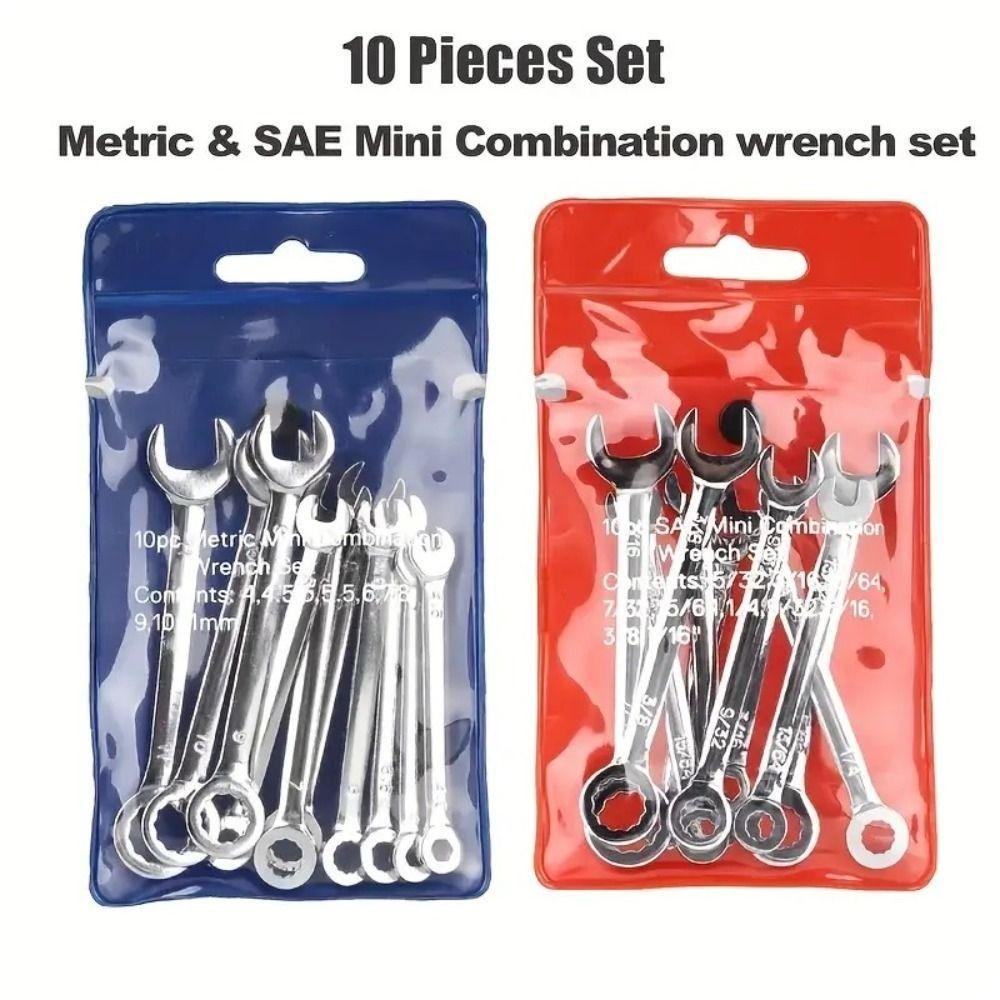 Tyler ชุดประแจไฟฟ้า ประแจขนาดเล็ก 4-11 มม. สไตล์อังกฤษ เมตริก 10 ชิ้น - รูปที่ 7