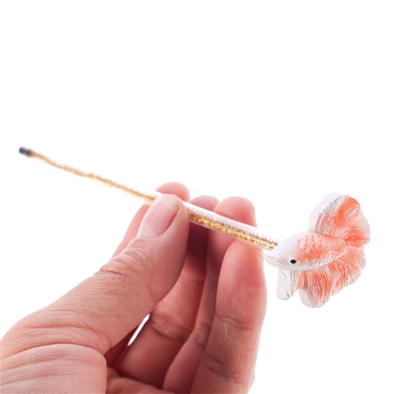 Betta Training Wand Betta Starter Kits Resin Betta Training Stick Decorations