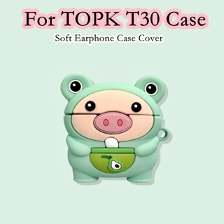 【Ĕĕ】เคสหูฟัง แบบนิ่ม กันกระแทก ลายการ์ตูน สําหรับ TOPK T30 TOPK T30