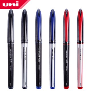 ปากกาเจล UNI-ball AIR สไตล์ญี่ปุ่น 0.5 มม. 0.7 มม. สีดํา แดง น้ําเงิน UBA-188 1 ชิ้น