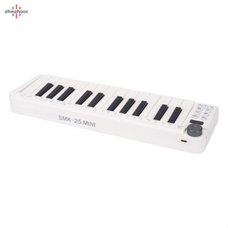 Vip Midi คีย์บอร์ดไร้สาย 25 คีย์ ชาร์จ Usb ขนาดเล็ก แบบพกพา