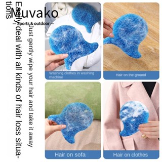 Muvako ฟองน้ํากรองกําจัดขนสัตว์เลี้ยง นํากลับมาใช้ใหม่ได้ สีฟ้า