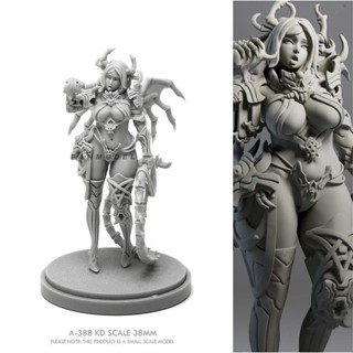 โมเดลทหารเรซิ่น Death Country Kingdom Death ขนาด 38 มม. สีขาว A-388