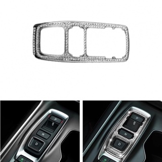 ⚡SUPERSL-TH⚡Decoration Cover Trims Gear Shift Box Panel Button Zinc Alloy Car Interior⚡NEW 7