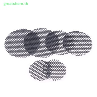 Greatshore ฝาครอบไฟสปอตไลท์ LED ทรงกลม อลูมิเนียม ป้องกันแสงสะท้อน 20-32 มม. สีดํา 5 ชิ้น