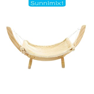 [Sunnimix1] เปลเตียงนอน ซักทําความสะอาดได้ สําหรับสัตว์เลี้ยง กระต่าย คิตตี้