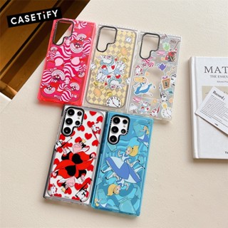 เคสโทรศัพท์มือถือแบบใส ลายอลิซ CASETiFY สําหรับ Samsung Galaxy S20 S21 S22 S23 Ultra S20+ S21+ S22+ S23 Plus