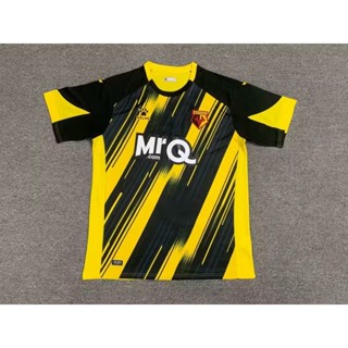 [Fans] 2324 ใหม่ Watford Home เสื้อยืด เสื้อฟุตบอล แขนสั้น คุณภาพสูง