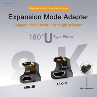 Angeyong อะแดปเตอร์ปลั๊กแอนด์เพลย์ Hdmi 8k ใสมาก ไม่ต้องใช้ไดรเวอร์ สําหรับโปรเจคเตอร์ภาพ เพิ่มความบันเทิงในบ้าน