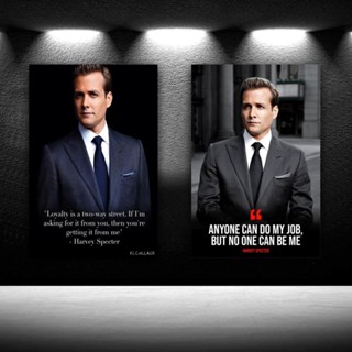 Harvey Specter ภาพจิตรกรรมบนผ้าใบ ลายภาพยนต์ 4F 0711 สําหรับตกแต่งผนังบ้าน