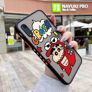 เคสซิลิโคนใส ขอบสี่เหลี่ยม กันกระแทก ลายการ์ตูนชินจัง สําหรับ Huawei Y6s Y6 2019