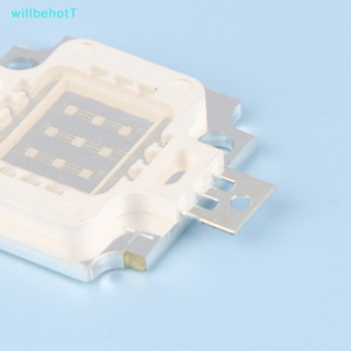 [WillbehotT] หลอดไฟ LED COB 440nm 450nm 10W พลังงานสูง สีฟ้า สําหรับปลูกพืช DIY [ใหม่]