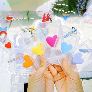 [WillbehotT] เคสอะคริลิคใส ลายศิลปินเกาหลี ไอดอล 3 นิ้ว สําหรับใส่บัตรนักเรียน โฟโต้การ์ด [ใหม่]