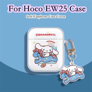 【Trend Front】เคสหูฟัง แบบนิ่ม ลายการ์ตูน สําหรับ Hoco EW25 Hoco EW25