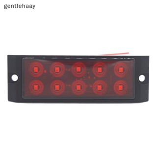 Gent หลอดไฟสัญญาณเตือน Led 10 ดวง 12-24V กันน้ํา สําหรับติดท้ายรถบรรทุก 1 ชิ้น