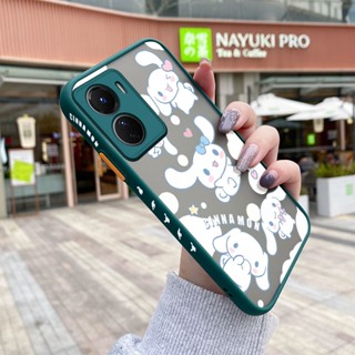 เคสโทรศัพท์มือถือแบบแข็ง ใส กันกระแทก ลายการ์ตูนสุนัข สําหรับ vivo Y16 Y35 5G Y56 5G Y55S 5G Y33S 5G Y33E 5G Y52T Y30 Y30G IQOO U5E