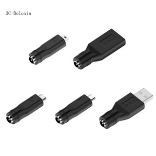 【PC】อะแดปเตอร์เชื่อมต่อพาวเวอร์ Dc5521 5 5 มม. X2 1 มม. Type C USB Mirco M MiniV3