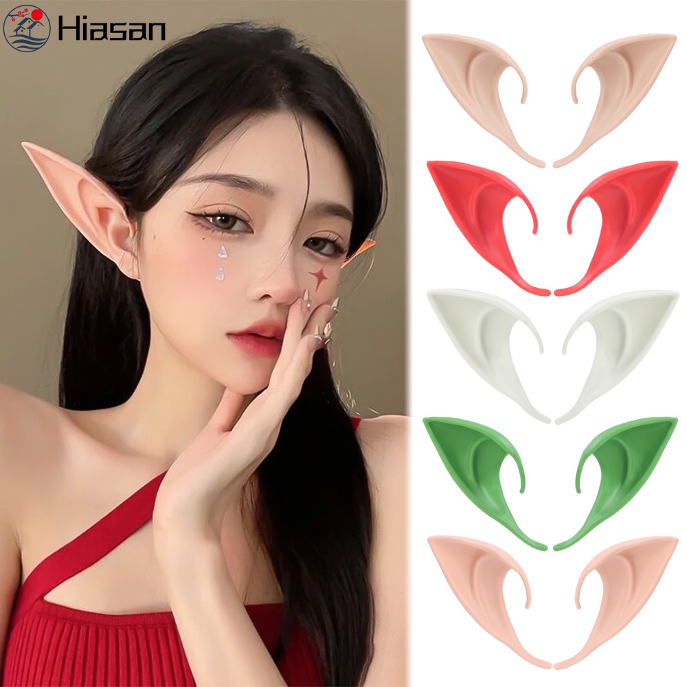 [ร้อน]ผู้ใหญ่เด็ก Elven Ears Photo Props / ตกแต่งฮาโลวีนมีความสุข / Latex Elf หู / นางฟ้านางฟ้าแต่งตัวอุปกรณ์เครื่องแต่งกายคอสเพลย์ / Masquerade อุปกรณ์ปาร์ตี้ฮาโลวีน