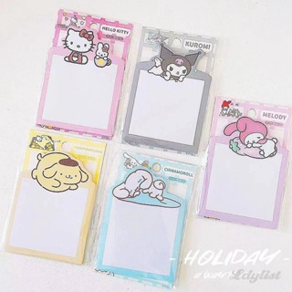 ღ Sanrio Mini Note Pad Kawaii Sanrio Sticky Note Cute Cinnamoroll Kuromi My Melody Ost-it Notes Sticky Note Cartoon Handbook Notepad Gift