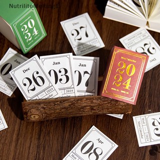 [NutriliteMelting1] ปฏิทินฉีกได้ 2024 ขนาดเล็ก 365 แผ่น สําหรับตกแต่งสมุด DIY [TH]