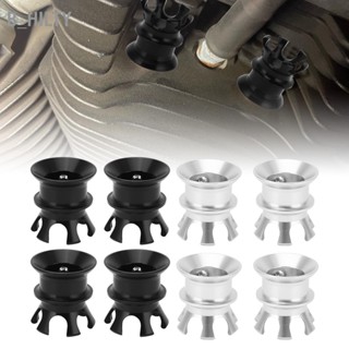 B_HILTY 4 Pcs หัวเทียนรถจักรยานยนต์ Crown Screw Nut อลูมิเนียมอัลลอยด์หัว Bolt Topper Cap สำหรับ Twin Cam Big 1340 Evo