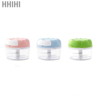 Hhihi Manual Mini Garlic Chopper Crusher Peeler Mincer  Processor for Ginger Chili Fruit Vegetables