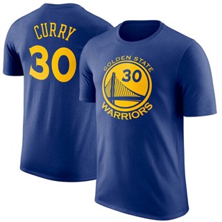 เสื้อยืดแขนสั้นลําลอง แบบแห้งเร็ว ลายทีม Warriors Curry Basketball Jersey สําหรับผู้ชาย