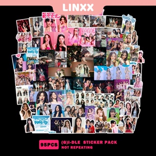 Linxx สติกเกอร์ G-IDLE I FEEL กันน้ํา สําหรับติดตกแต่งอัลบั้มรูปภาพ ไอดอล 99 ชิ้น