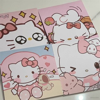 Yyds กระดาษโน้ต ลายการ์ตูน Hello Kitty น่ารัก ติดได้