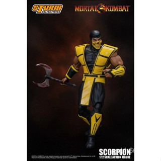 ของเล่นฟิกเกอร์ 1/12 Scorpion Mortal Kombat Series 6 นิ้ว สําหรับแฟนคลับ เก็บสะสม