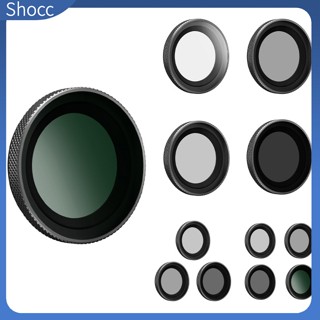 Shocc ฟิลเตอร์เลนส์กล้อง ไนล่อน PC กันน้ํา สําหรับ 360 GO3 GO2 Φ19.0 × 4.7 (มม.3)