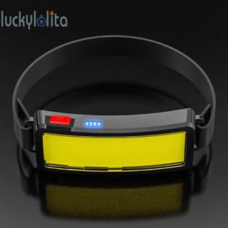 ไฟหน้า LED 500LM COB สําหรับเต็นท์ เดินป่า ตั้งแคมป์ ตกปลากลางคืน [luckylolita.th]