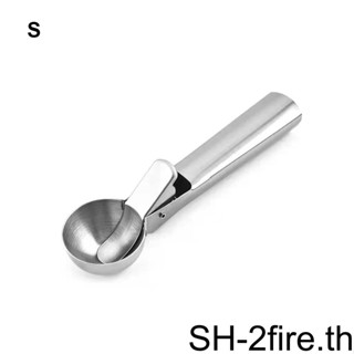 ช้อนตักไอศกรีม สเตนเลส กันสนิม ด้ามจับยาว สําหรับทําอาหาร
