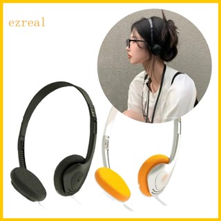 Ez ชุดหูฟัง HiFi ลดเสียงรบกวน แบบพกพา สไตล์วินเทจ