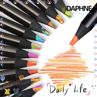 Daphne ดินสอสีไม้ ไล่โทนสี 8/12 สี 8/12 สี สําหรับนักเรียน