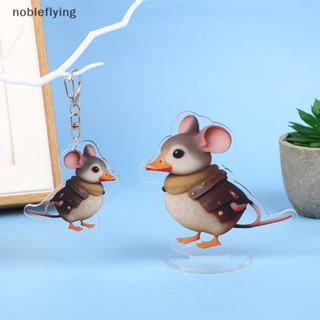 Nf พวงกุญแจ จี้หนู วิทยาศาสตร์ เครื่องประดับ สําหรับเก็บสะสม nobleflying